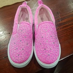 Girls slip on sneakers